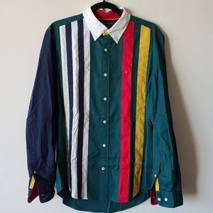 Tommy Hilfiger 90s Style Button Front Shirt
